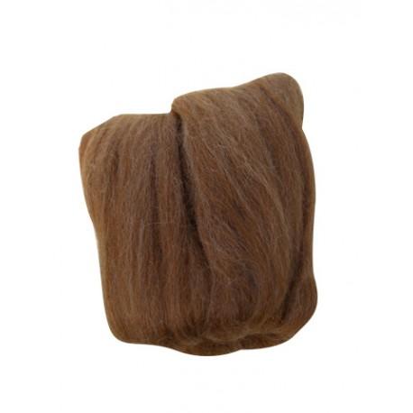 Knotty Lamb - Natural Wool Roving - Clover - Spinning Fiber