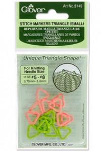 Knotty Lamb - Triangle Stitch Markers - Clover - Notions