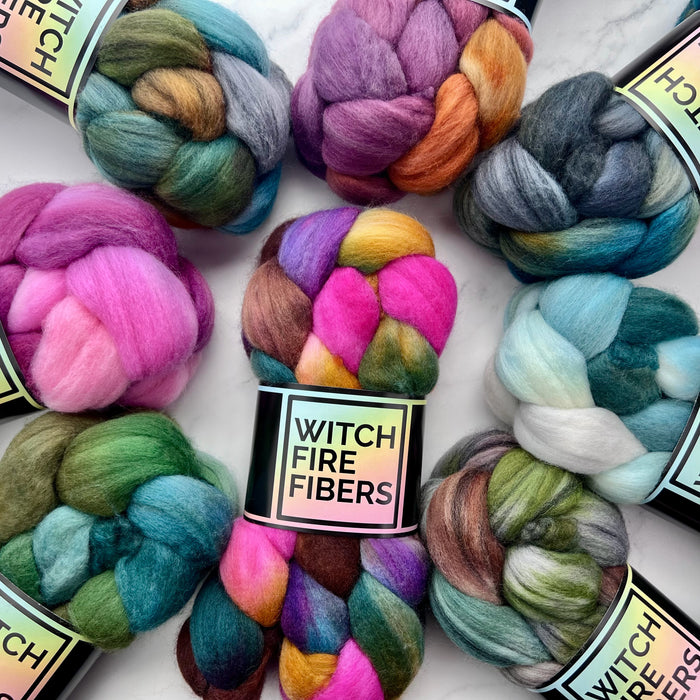 Witch Fire Fibers Roving