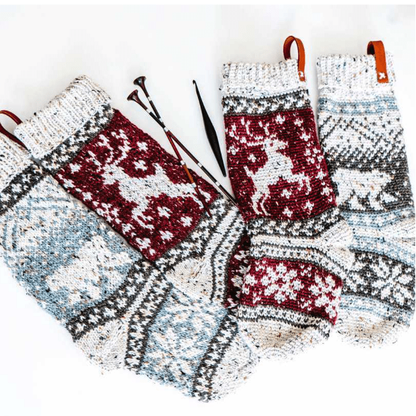 Knotty Lamb - Colorwork Crochet Stocking - Saturdays, Nov 14 & 21, 2:45-4:45pm - Knotty Lamb - Classes