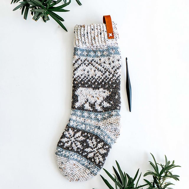 Knotty Lamb - Colorwork Crochet Stocking - Saturdays, Nov 14 & 21, 2:45-4:45pm - Knotty Lamb - Classes