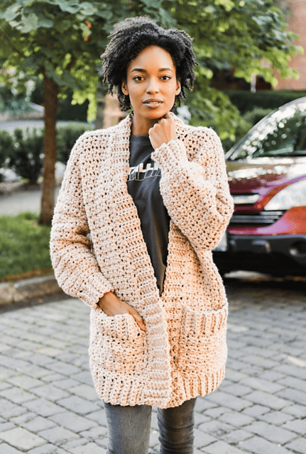 Knotty Lamb - Crochet Cardigan - Saturdays, March 14, 28, & April 11, 2:45 - 4:45pm - Knotty Lamb - Classes