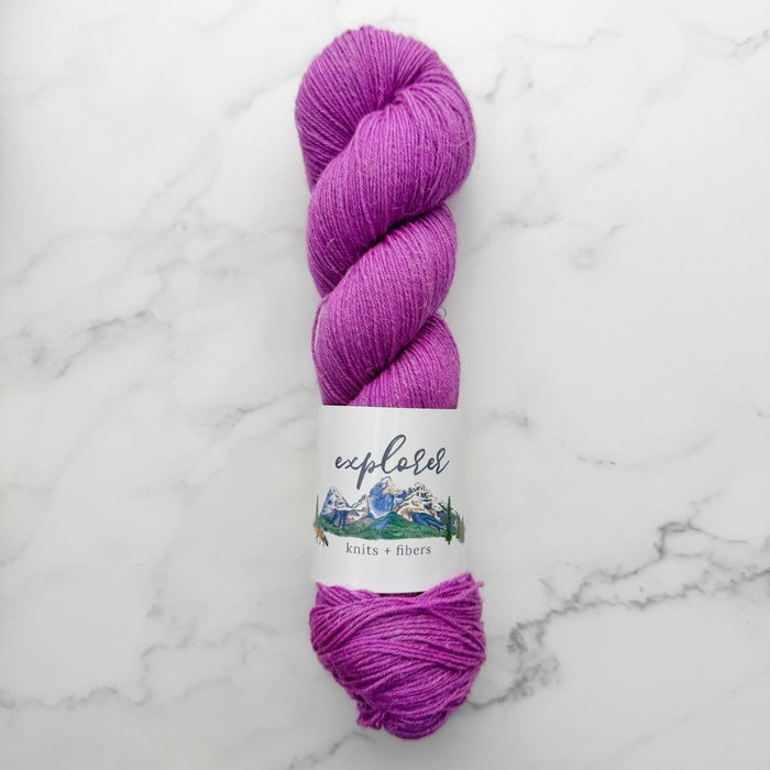 Knotty Lamb - Explorer Knits + Fiber Linen Sock - Explorer Knits & Fibers - Yarn