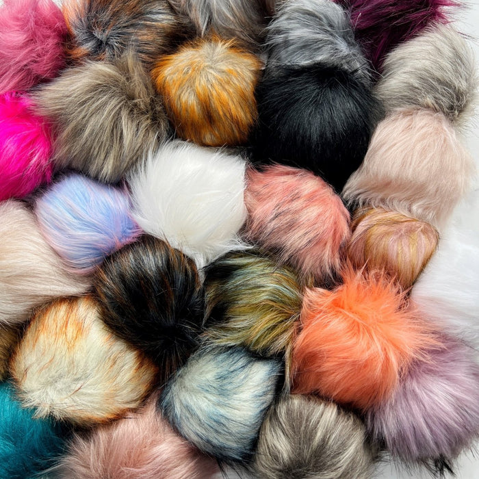 Knotty Lamb - Faux Fur Pom Poms - Life's Little Things Co. - Accessory