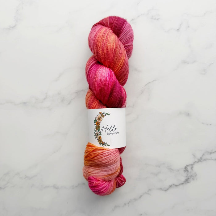 Knotty Lamb - Hello Lavender Cashmere Sock - Hello Lavender - Yarn