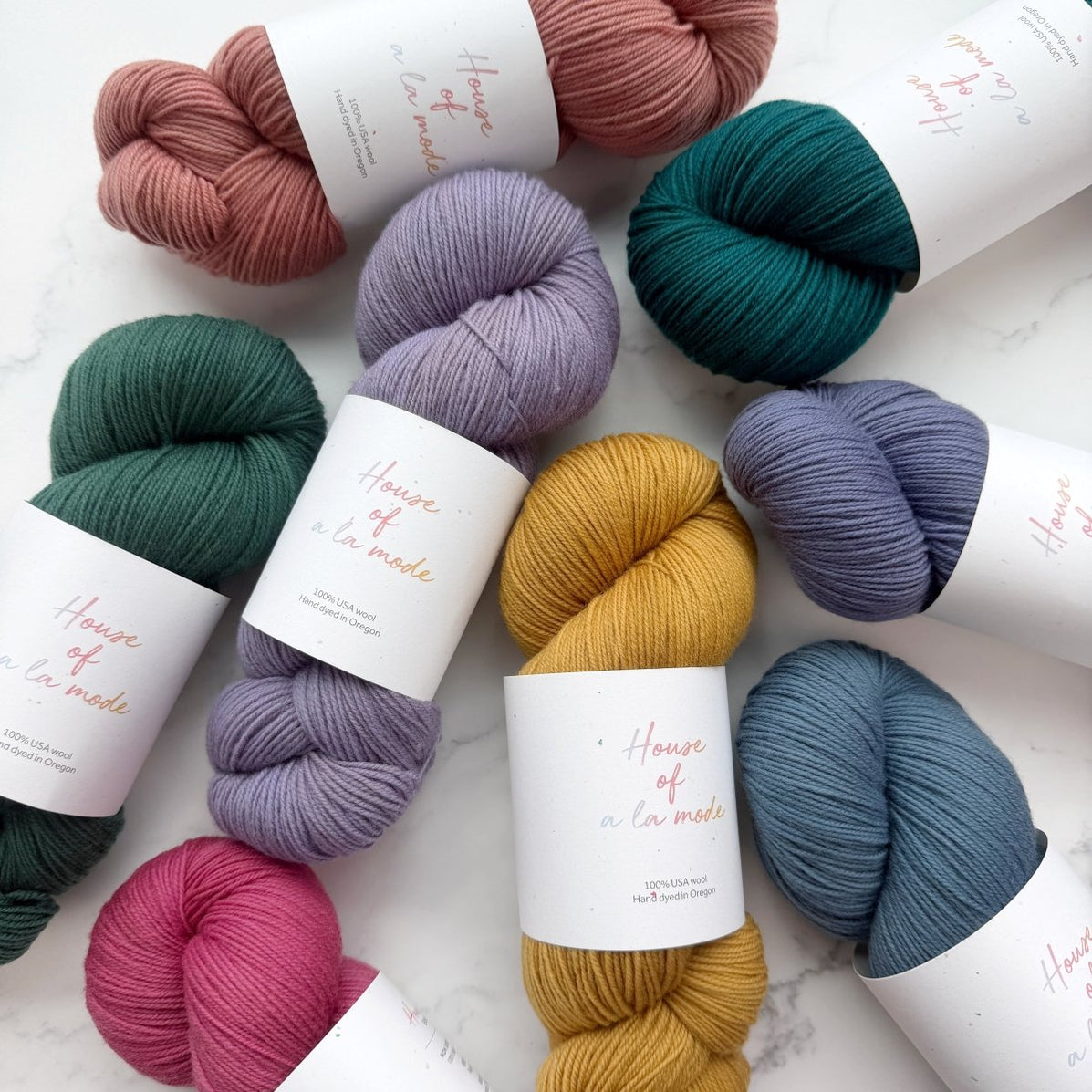 House of A La Mode Shaniko Fingering — Knotty Lamb