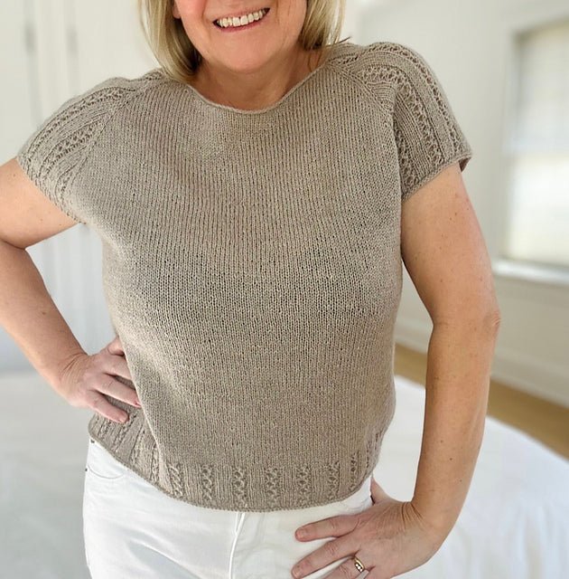 Knotty Lamb - Knitted Tee - Long Island Iced Tee - Saturdays, June 20, 27, & July 11, 2:45 - 4:45pm - Knotty Lamb - Classes