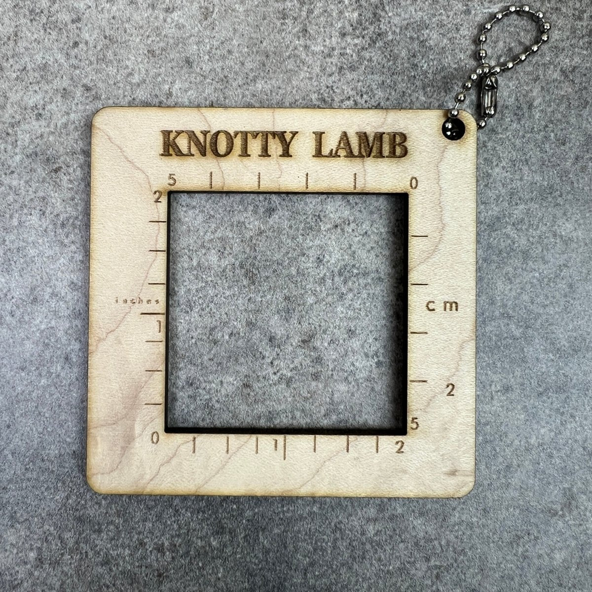 Knotty Lamb Mini Gauge Rulers - Mitchell Wool Co. - Notions - Knotty Lamb