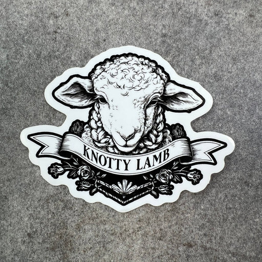 Knotty Lamb - Knotty Lamb Sticker - Knotty Lamb - Accessory