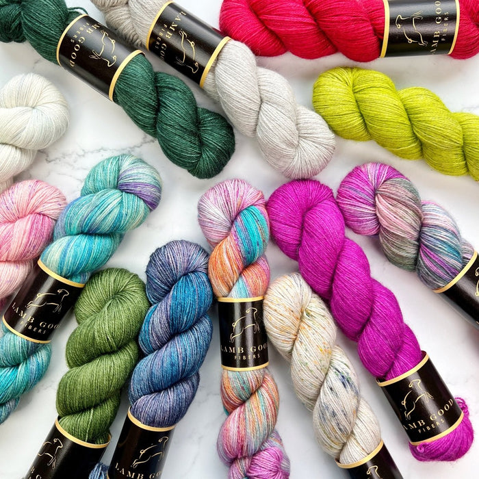 Knotty Lamb - Lamb Good Black Label Classy Fingering - Lamb Good Fibers - Yarn