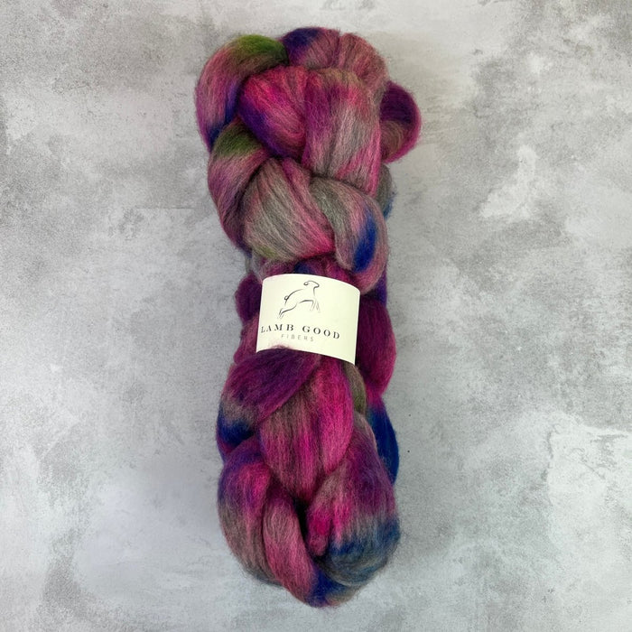 Knotty Lamb - Lamb Good Leicester Roving - Lamb Good Fibers - Spinning Fiber