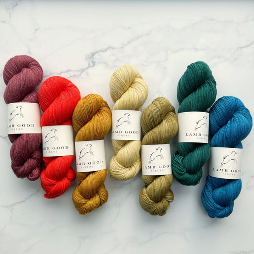 Knotty Lamb - Lamb Good Non - Superwash Fingering - Lamb Good Fibers - Yarn