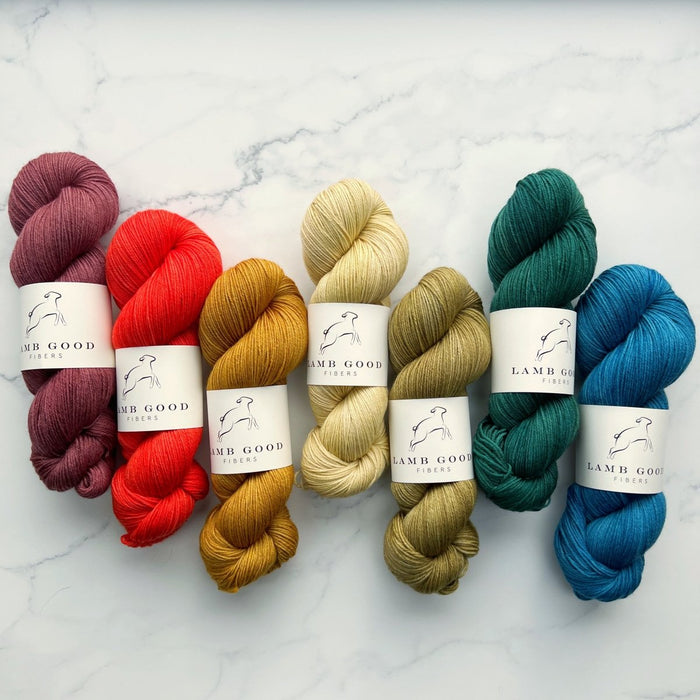 Knotty Lamb - Lamb Good Non - Superwash Fingering - Lamb Good Fibers - Yarn