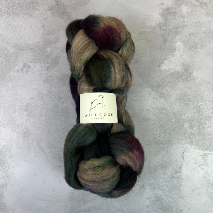 Knotty Lamb - Lamb Good Silky Llama Polwarth - Lamb Good Fibers - Spinning Fiber