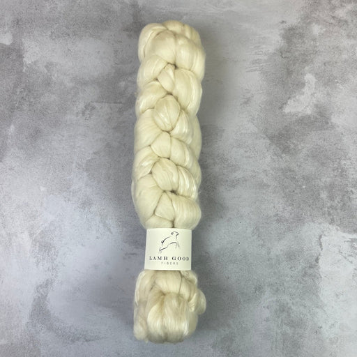 Knotty Lamb - Lamb Good Silky Merino Roving - Lamb Good Fibers - Spinning Fiber