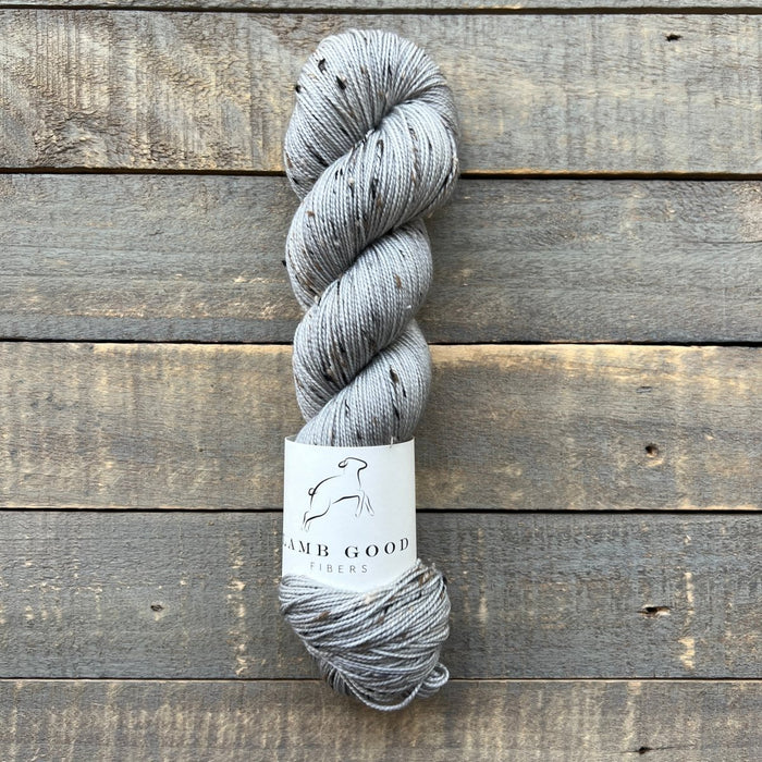 Knotty Lamb - Lamb Good Tweed Fingering - Lamb Good Fibers - Yarn