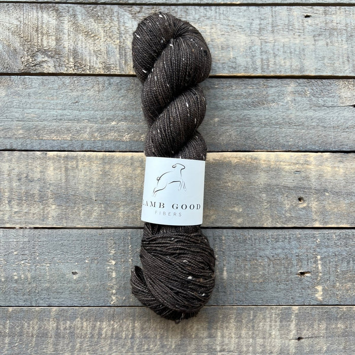 Knotty Lamb - Lamb Good Tweed Fingering - Lamb Good Fibers - Yarn