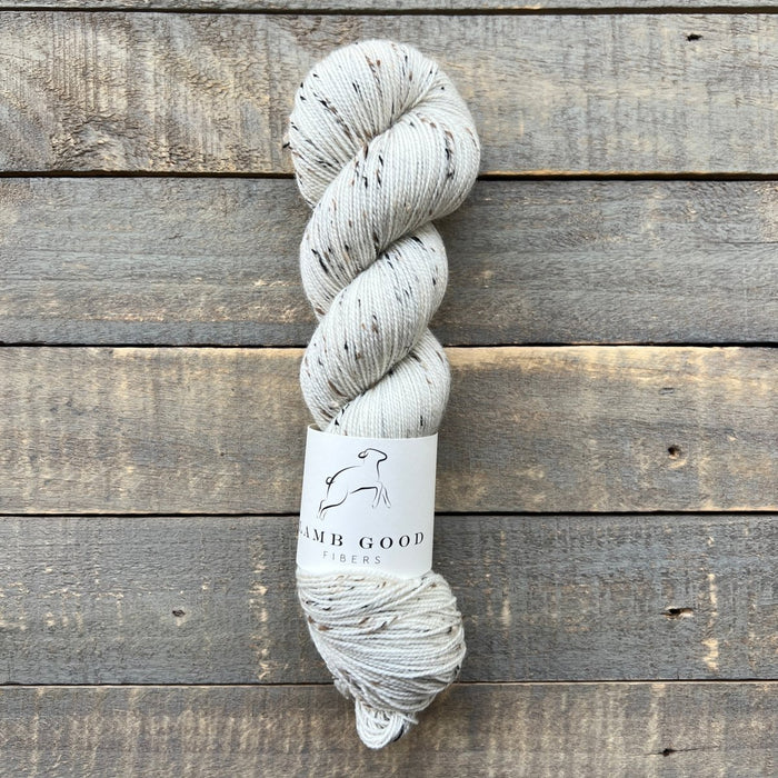 Knotty Lamb - Lamb Good Tweed Fingering - Lamb Good Fibers - Yarn