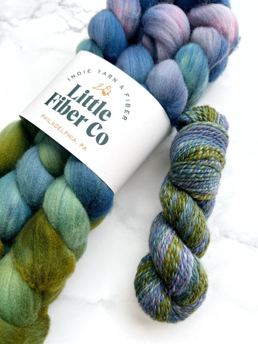 Knotty Lamb - Little Fiber Co. Merino Roving - Little Fiber Co. - Spinning Fiber