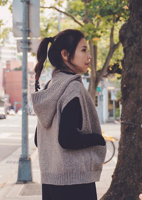 Knotty Lamb - Mila Hooded Vest Kits - Knotty Lamb - Kits