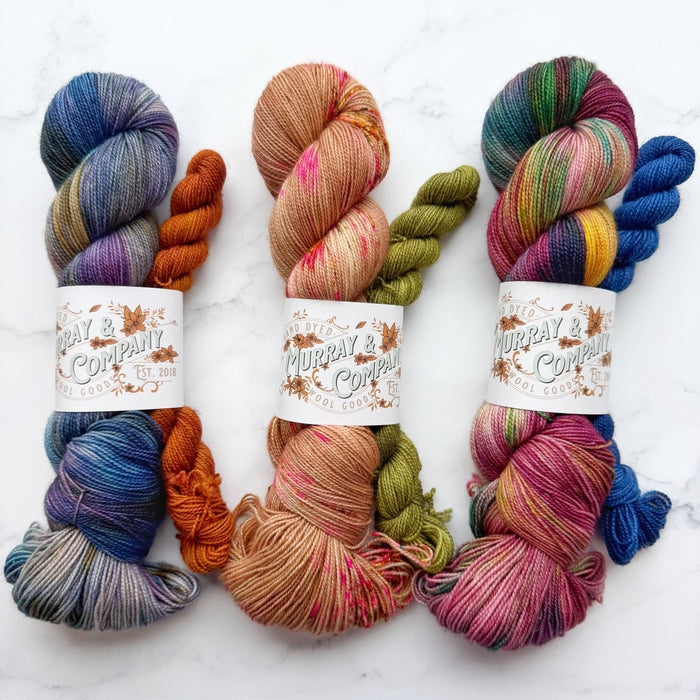 Knotty Lamb - Murray & Co. Wool Goods BFL Sock Set - Murray & Co. Wool Goods - Yarn