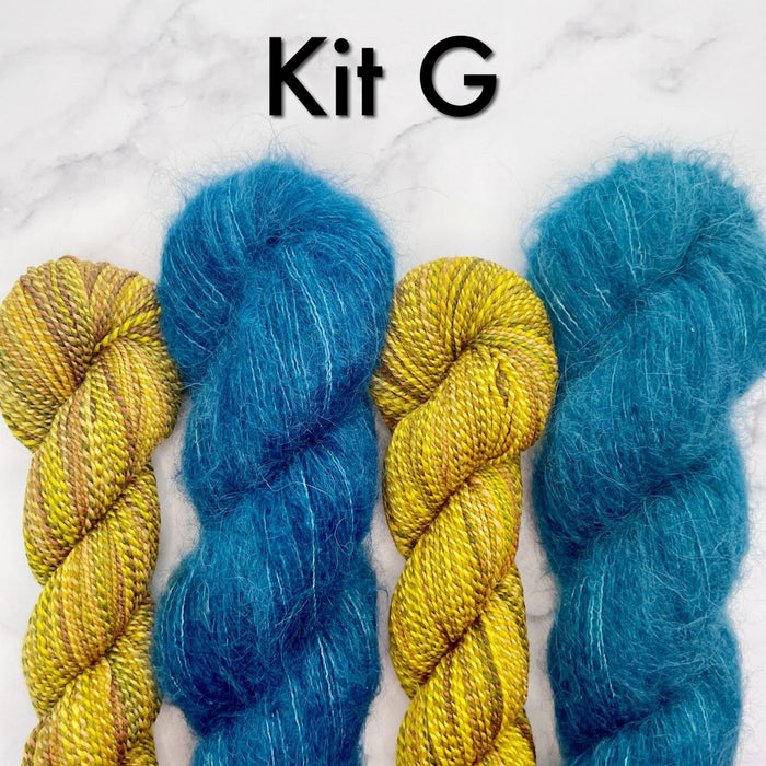 Knotty Lamb - Ooey Gooey Cowl Kits - Lamb Good Fibers - Kits