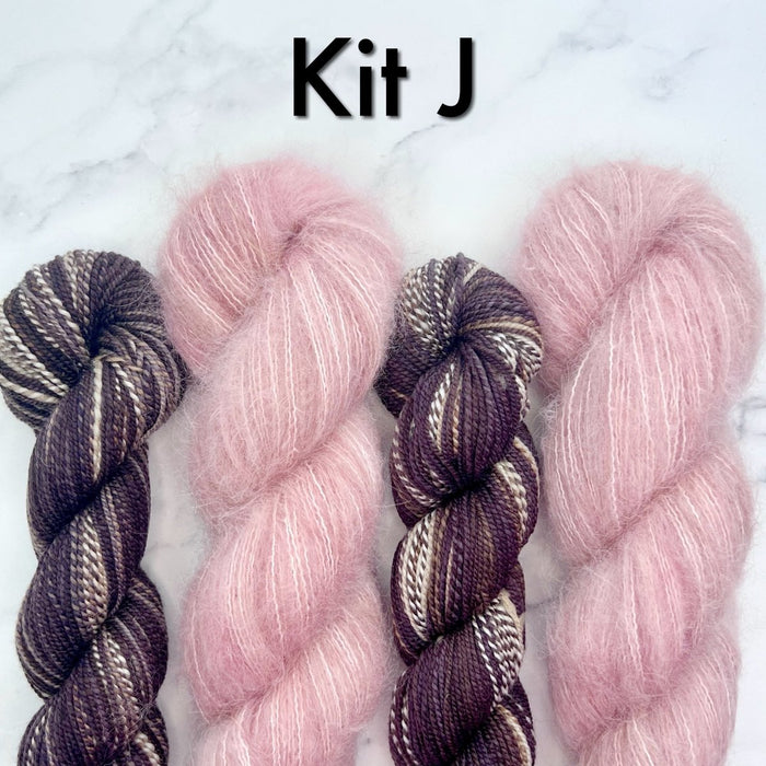 Knotty Lamb - Ooey Gooey Cowl Kits - Lamb Good Fibers - Kits
