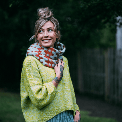 Knotty Lamb - Ooey Gooey Cowl Kits - Lamb Good Fibers - Kits