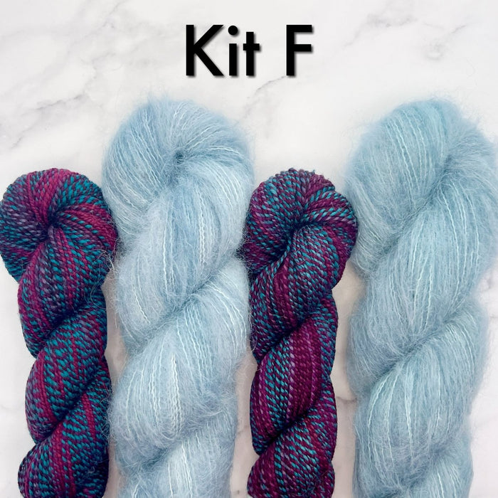 Knotty Lamb - Ooey Gooey Cowl Kits - Lamb Good Fibers - Kits