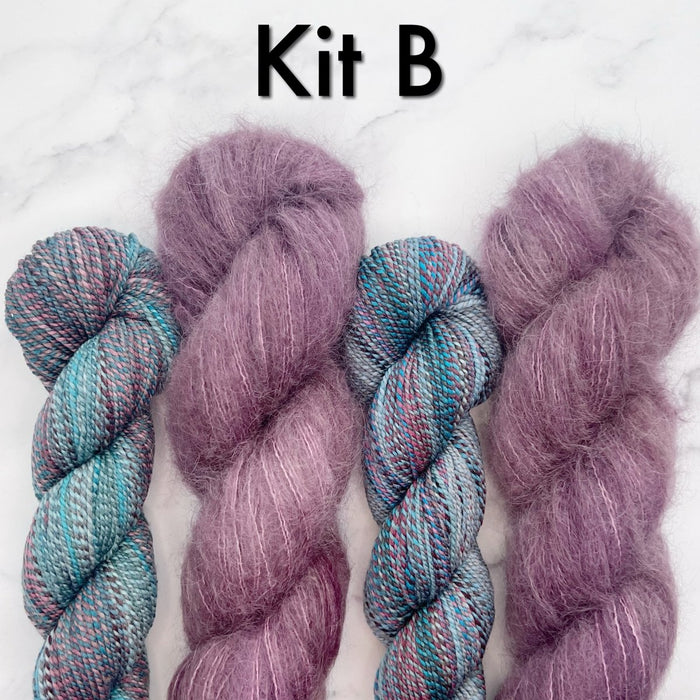 Knotty Lamb - Ooey Gooey Cowl Kits - Lamb Good Fibers - Kits
