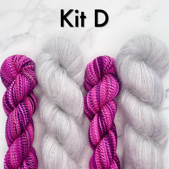 Knotty Lamb - Ooey Gooey Cowl Kits - Lamb Good Fibers - Kits