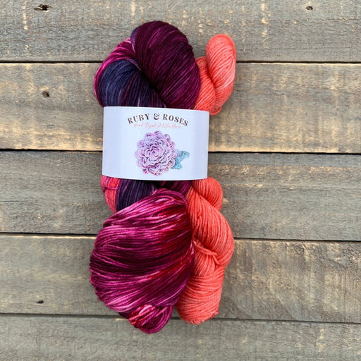 Knotty Lamb - Ruby and Roses Soft Rose Sock Sets - Ruby and Roses Yarn - Yarn