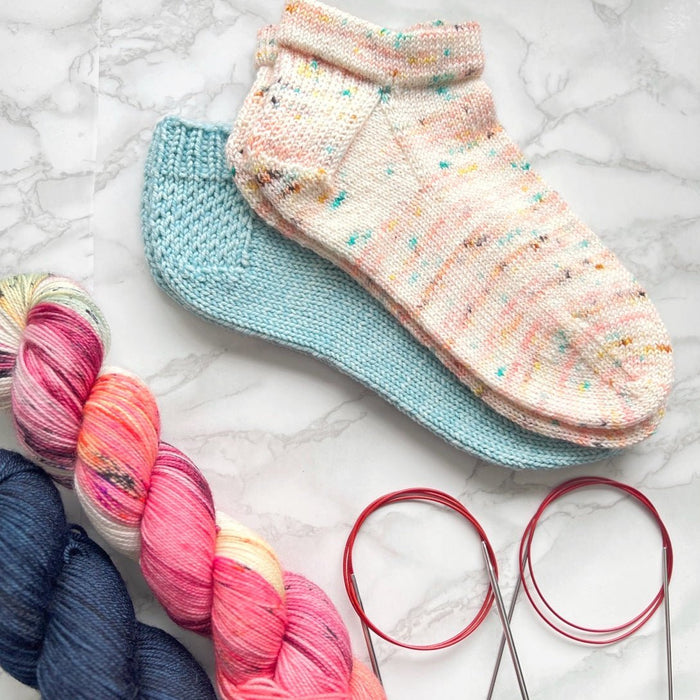 Knotty Lamb - Sock 101 - Saturdays, June 20, 27, & July 11, 10:15a - 12:15p - Knotty Lamb - Classes