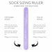 Knotty Lamb - Sock Sizing Ruler - Twice Sheared Sheep - Accessory