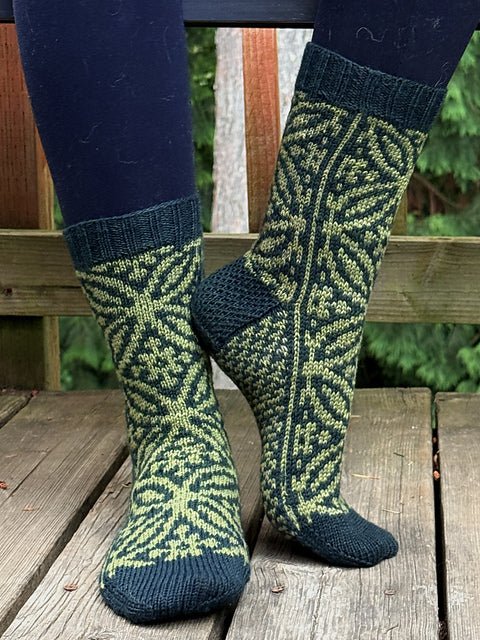 Knotty Lamb - Step Into Color! - Colorwork Sock Workshop - Saturday, October 3, 10:15am-1:15pm - Knotty Lamb - Classes