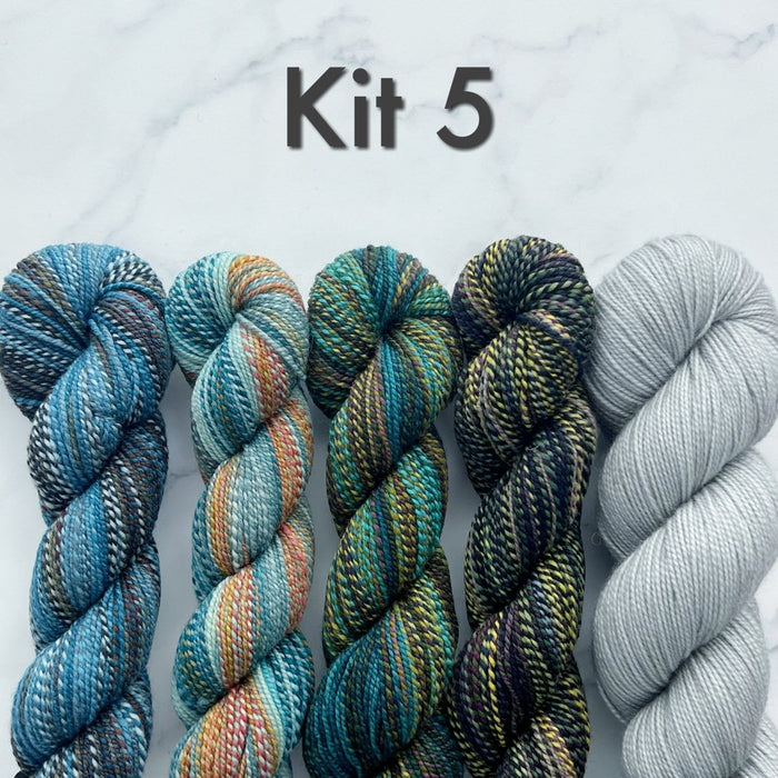 Knotty Lamb - Sundial Wrap Kits - Lamb Good Fibers - Kits