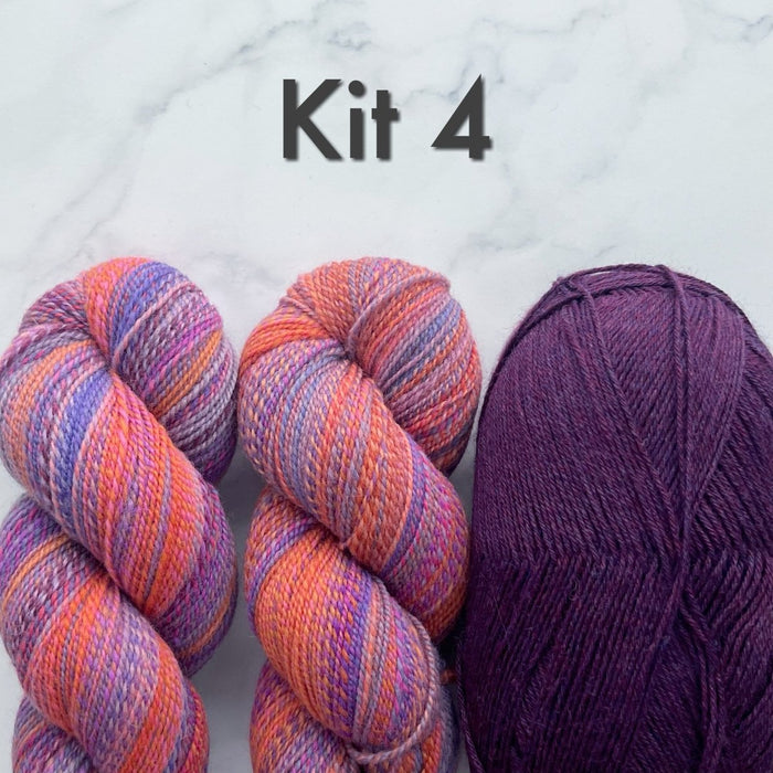 Knotty Lamb - Sundial Wrap Kits - Lamb Good Fibers - Kits