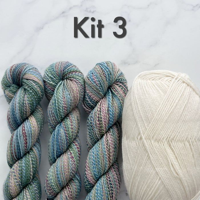 Knotty Lamb - Sundial Wrap Kits - Lamb Good Fibers - Kits