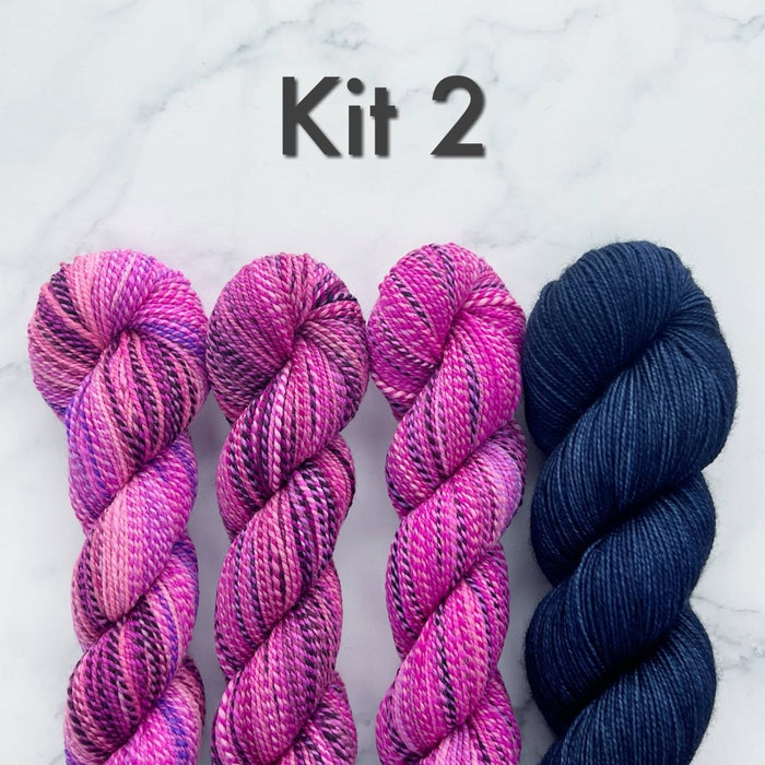 Knotty Lamb - Sundial Wrap Kits - Lamb Good Fibers - Kits