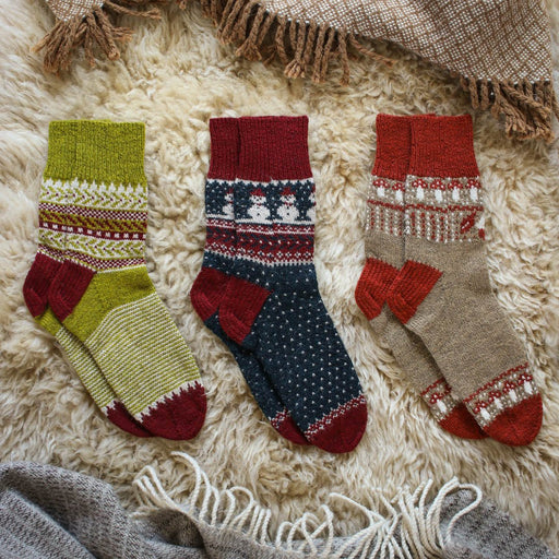 Knotty Lamb - The Fibre Co. One Sock Colorwork Socks Kit - The Fibre Co - Kits