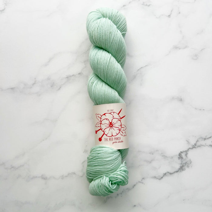 Knotty Lamb - The Red Pansy SW Merino Sock - The Red Pansy - Yarn