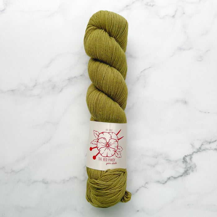 Knotty Lamb - The Red Pansy SW Merino Sock - The Red Pansy - Yarn