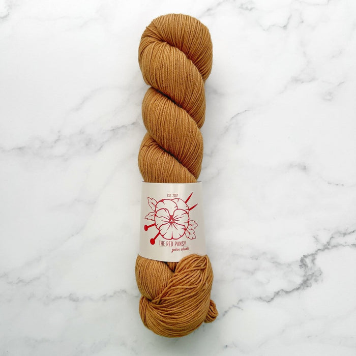 Knotty Lamb - The Red Pansy SW Merino Sock - The Red Pansy - Yarn