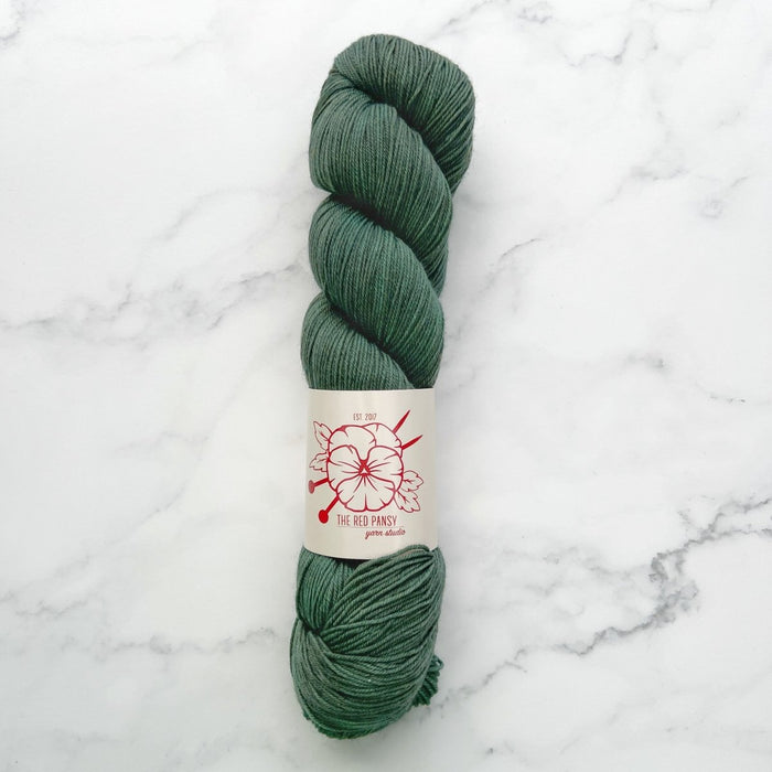 Knotty Lamb - The Red Pansy SW Merino Sock - The Red Pansy - Yarn