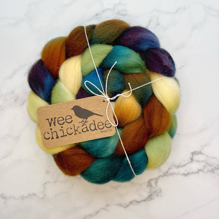 Knotty Lamb - Wee Chickadee Roving - Wee Chickadee - Spinning Fiber