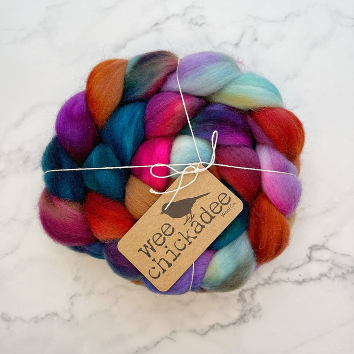 Knotty Lamb - Wee Chickadee Roving - Wee Chickadee - Spinning Fiber
