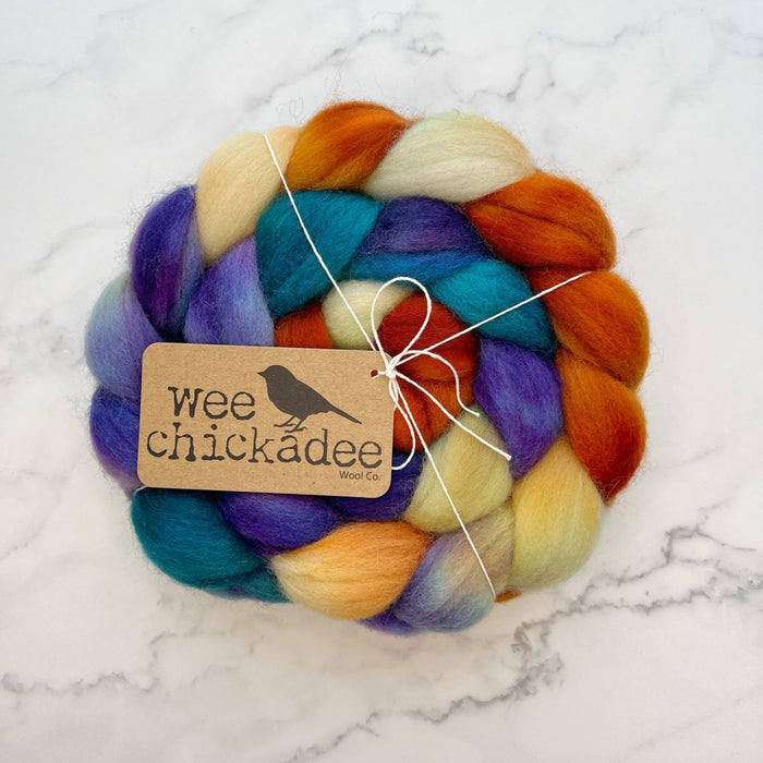 Knotty Lamb - Wee Chickadee Roving - Wee Chickadee - Spinning Fiber