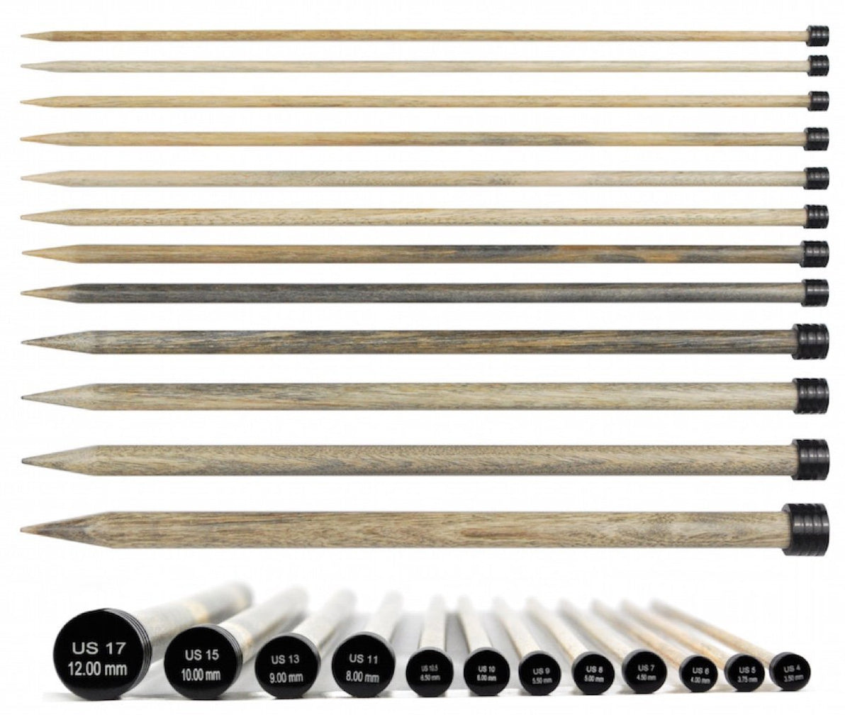 Driftwood Straight Wood Needles - 10