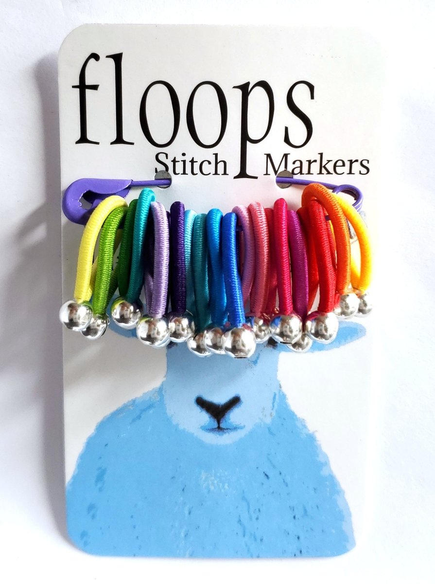 Floops Stitch Markers – Wooden SpoolsQuilting, Knitting and More!