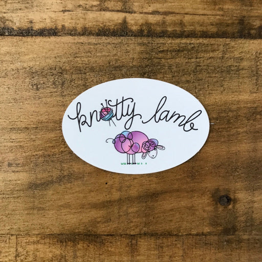 Knotty Lamb - Knotty Lamb Sticker - Knotty Lamb - Accessory
